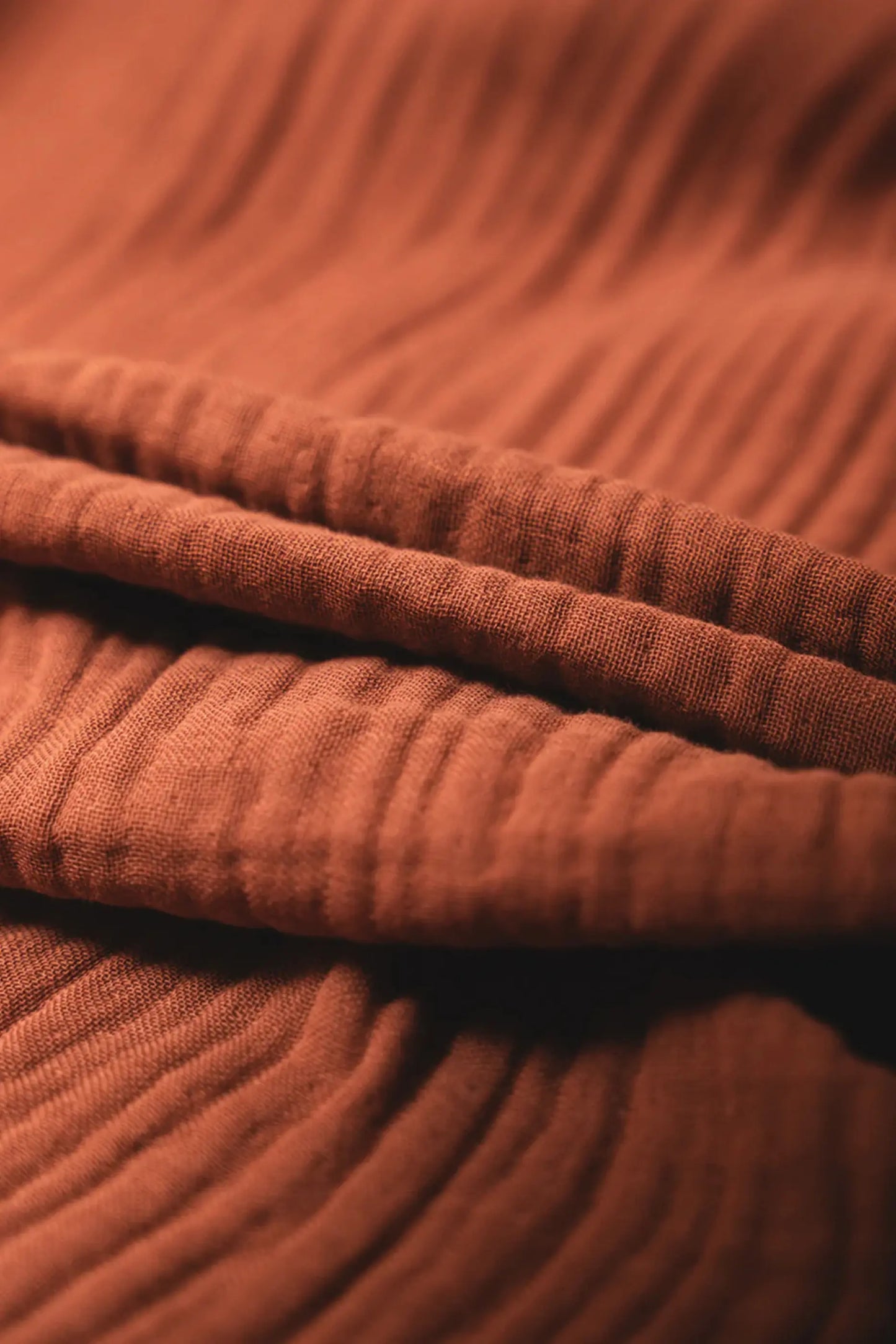 Ensemble couvre-lit terracotta 220×240 cm