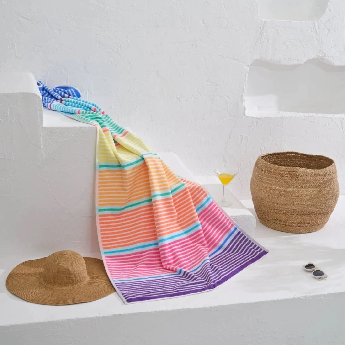 Serviette de plage 90×160 cm Rhea AquaSOFT® Riviera