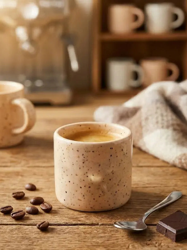 Handgefertigte Keramik Espresso Tasse