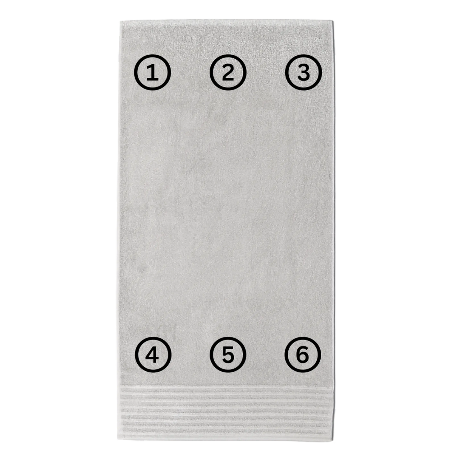 Serviette éponge personnalisée