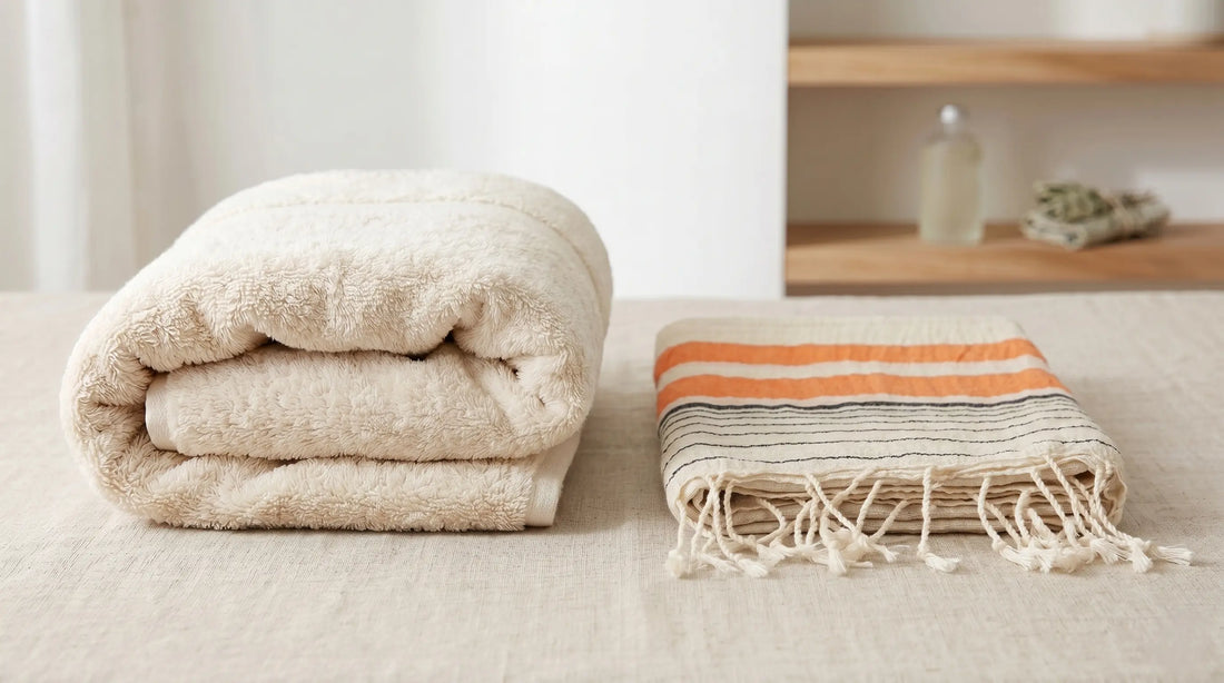 Baumwolle oder Hamamtuch Welches Handtuch ist die bessere Wahl?