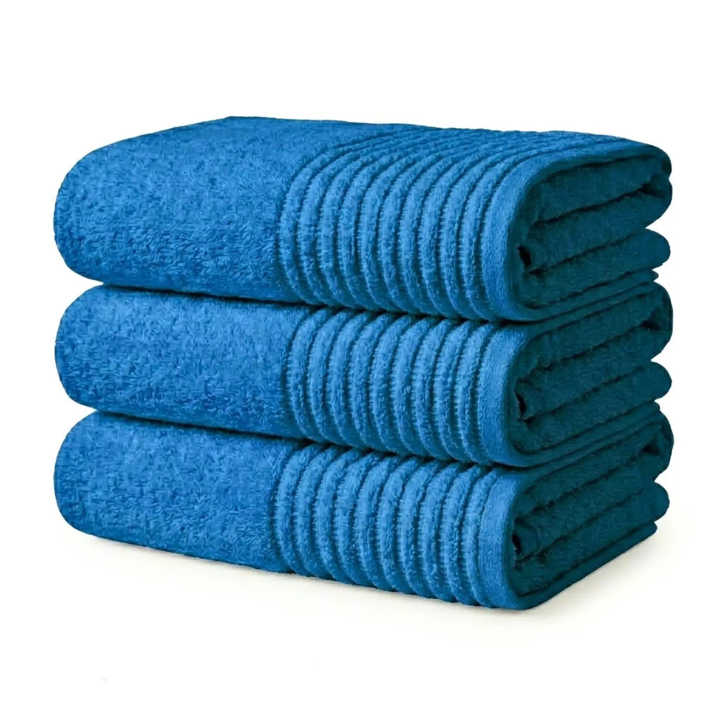 Badetuch in Blau – 100% Baumwolle, 100×150 cm | Handtuchshop.ch