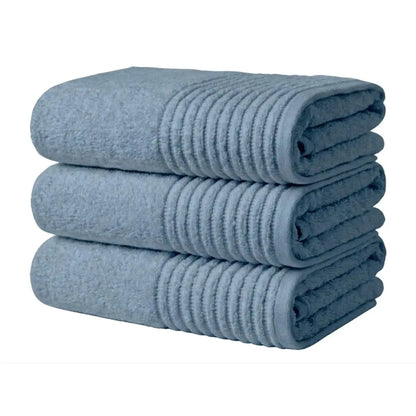 Badetuch in Hellblau – 100% Baumwolle, 100×150 cm | Handtuchshop.ch