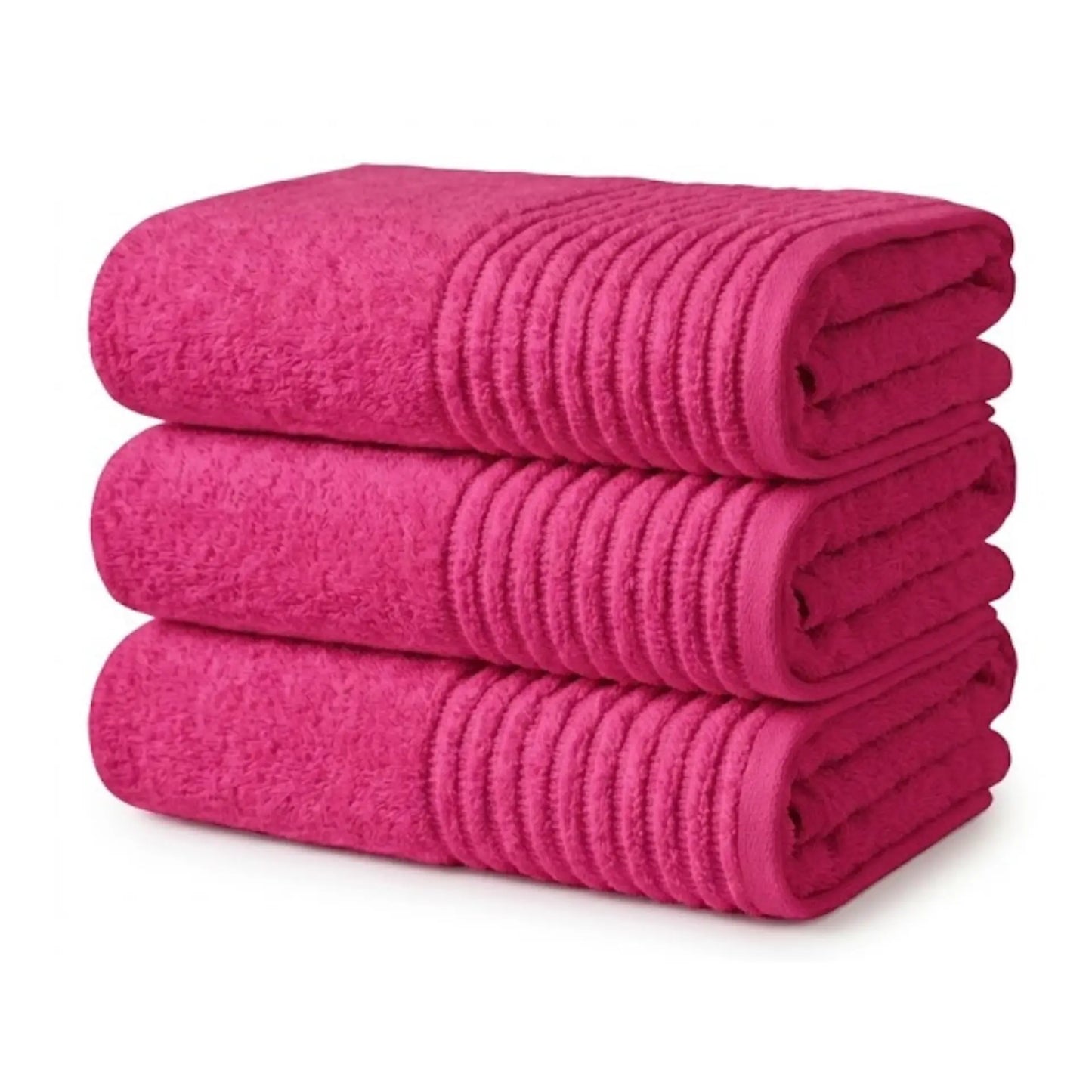 Badetuch in Pink – 100% Baumwolle, 100×150 cm | Handtuchshop.ch