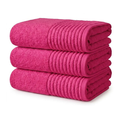 Badetuch in Pink – 100% Baumwolle, 100×150 cm | Handtuchshop.ch