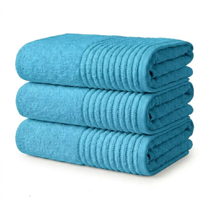 Badetuch in Türkis – 100% Baumwolle, 100×150 cm | Handtuchshop.ch