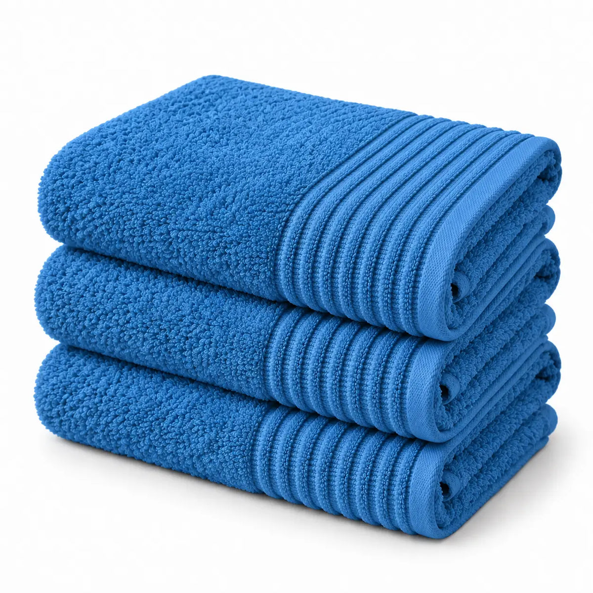 Saunatuch in Blau – 100% Baumwolle, 100x200 cm | Handtuchshop.ch