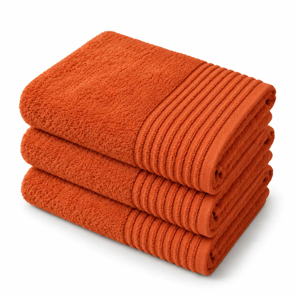 Saunatuch in Orange – 100% Baumwolle, 100×200 cm | Handtuchshop.ch