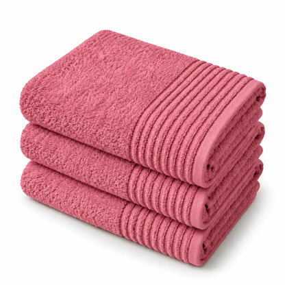 Saunatuch in Rosa – 100% Baumwolle, 100×200 cm | Handtuchshop.ch