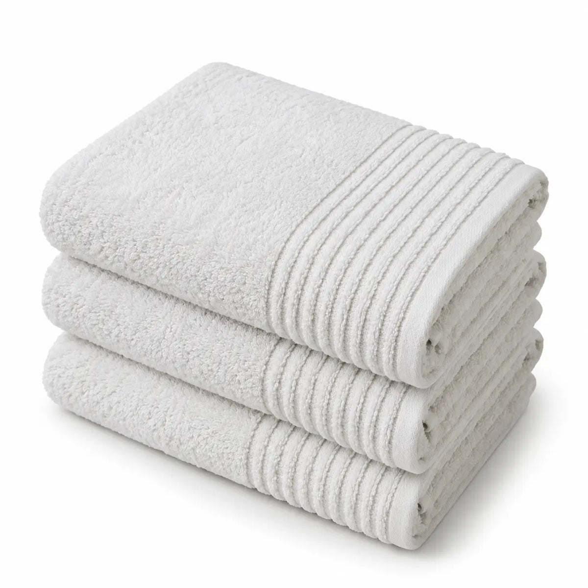 Saunatuch in Weiss – 100% Baumwolle, 100x200 cm | Handtuchshop.ch