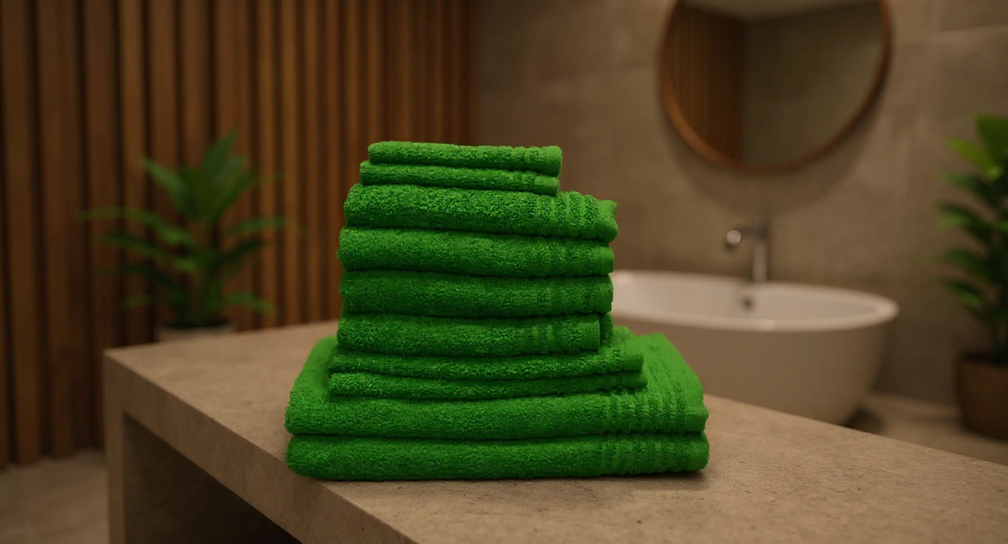 Set de 10 serviettes «Premium» en éponge AquaSOFT®