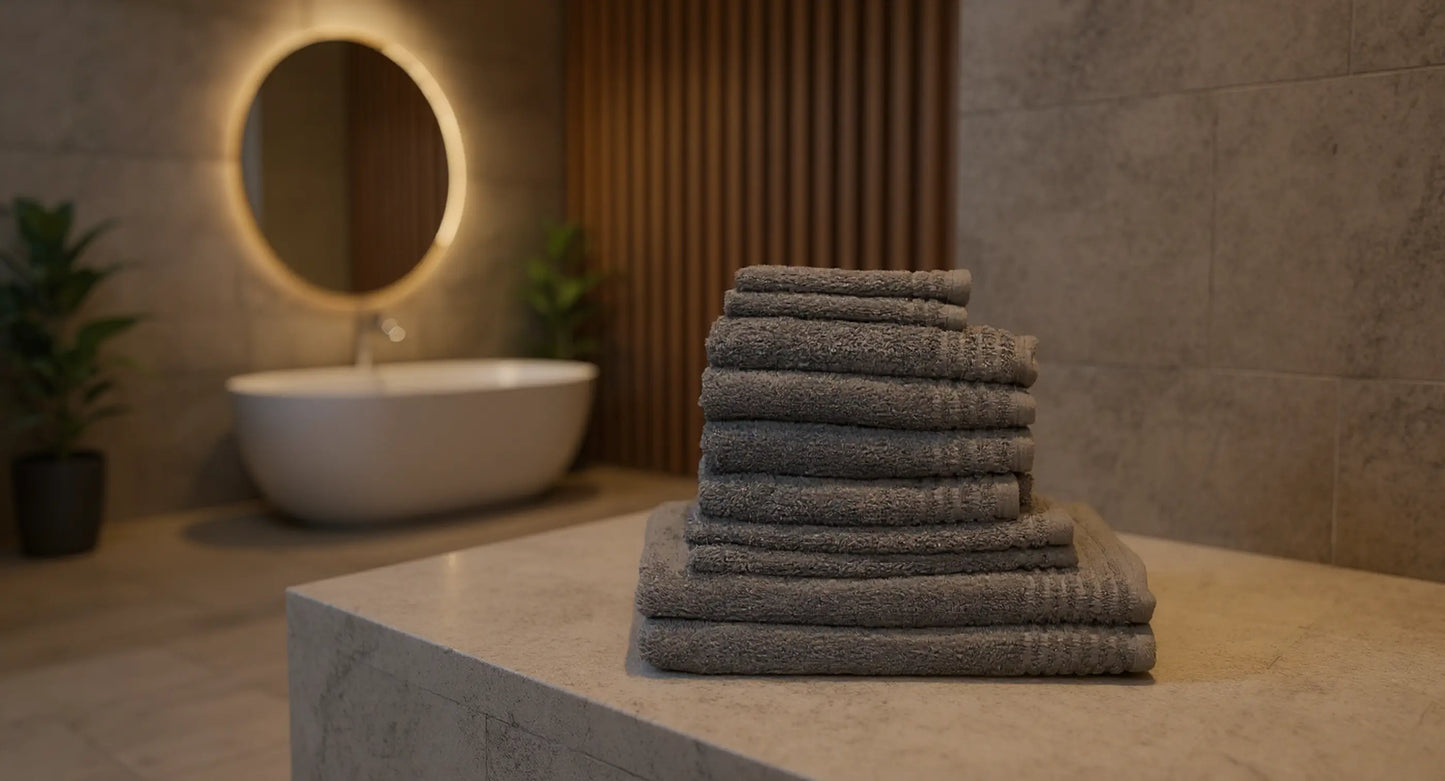 Set de 10 serviettes «Premium» en éponge AquaSOFT®