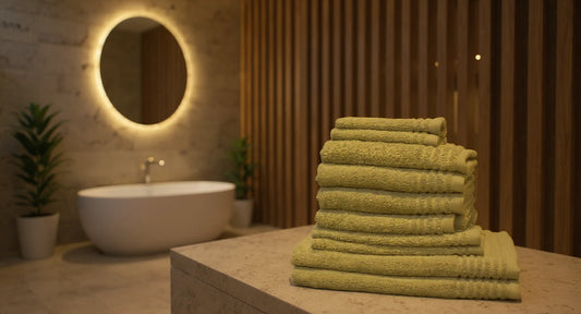 Set de 10 serviettes «Premium» en éponge AquaSOFT®