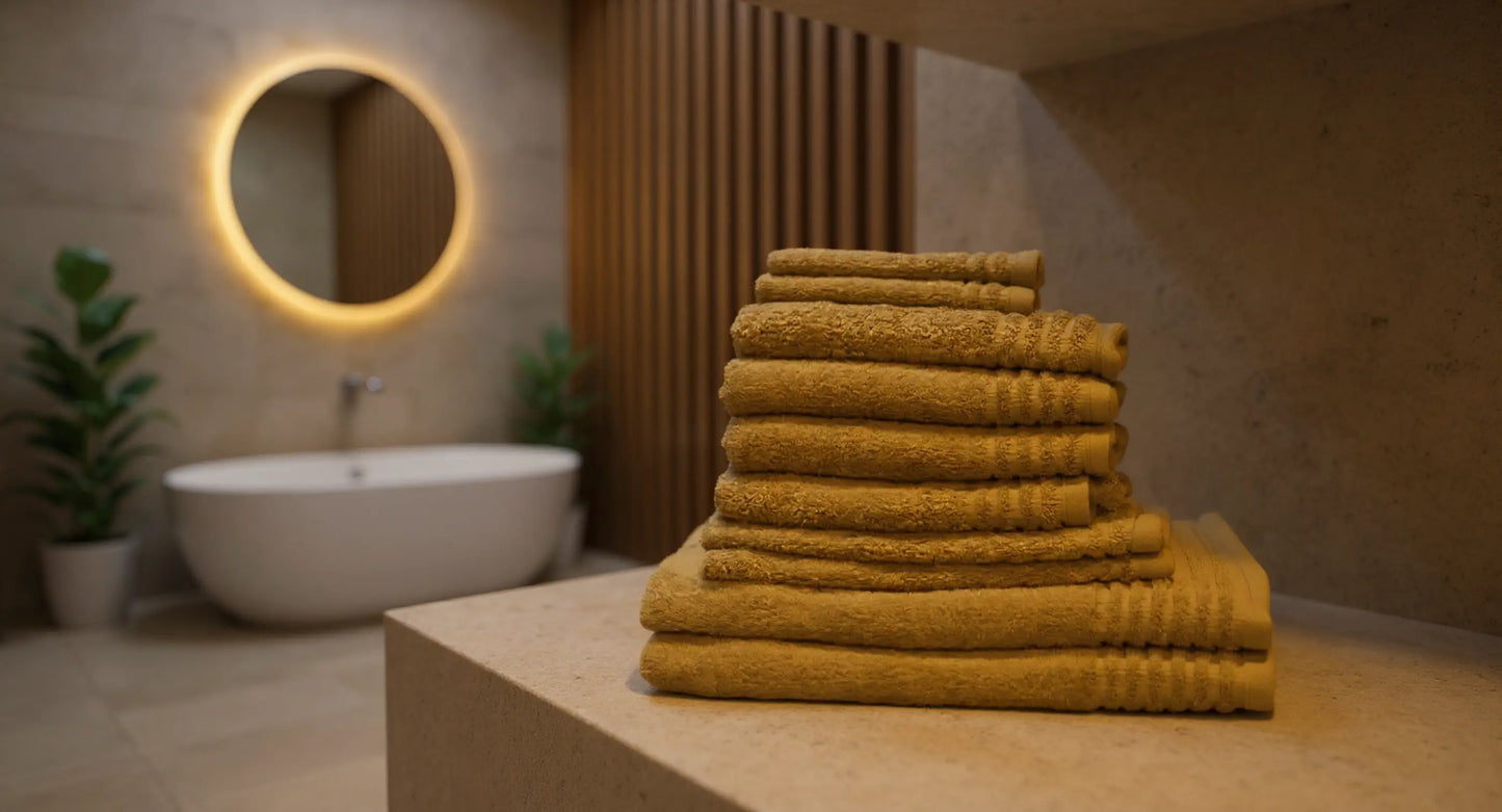 Set de 10 serviettes «Premium» en éponge AquaSOFT®