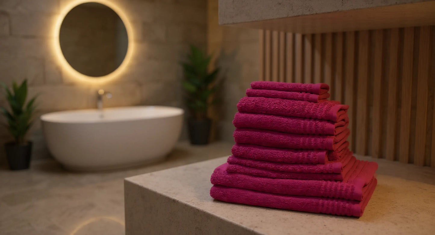 Set de 10 serviettes «Premium» en éponge AquaSOFT®