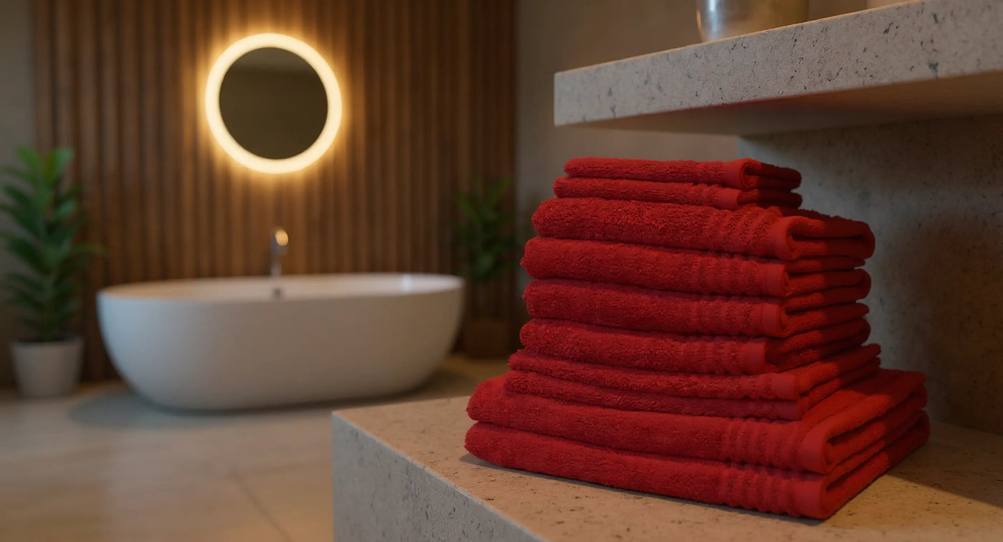 Set de 10 serviettes «Premium» en éponge AquaSOFT®