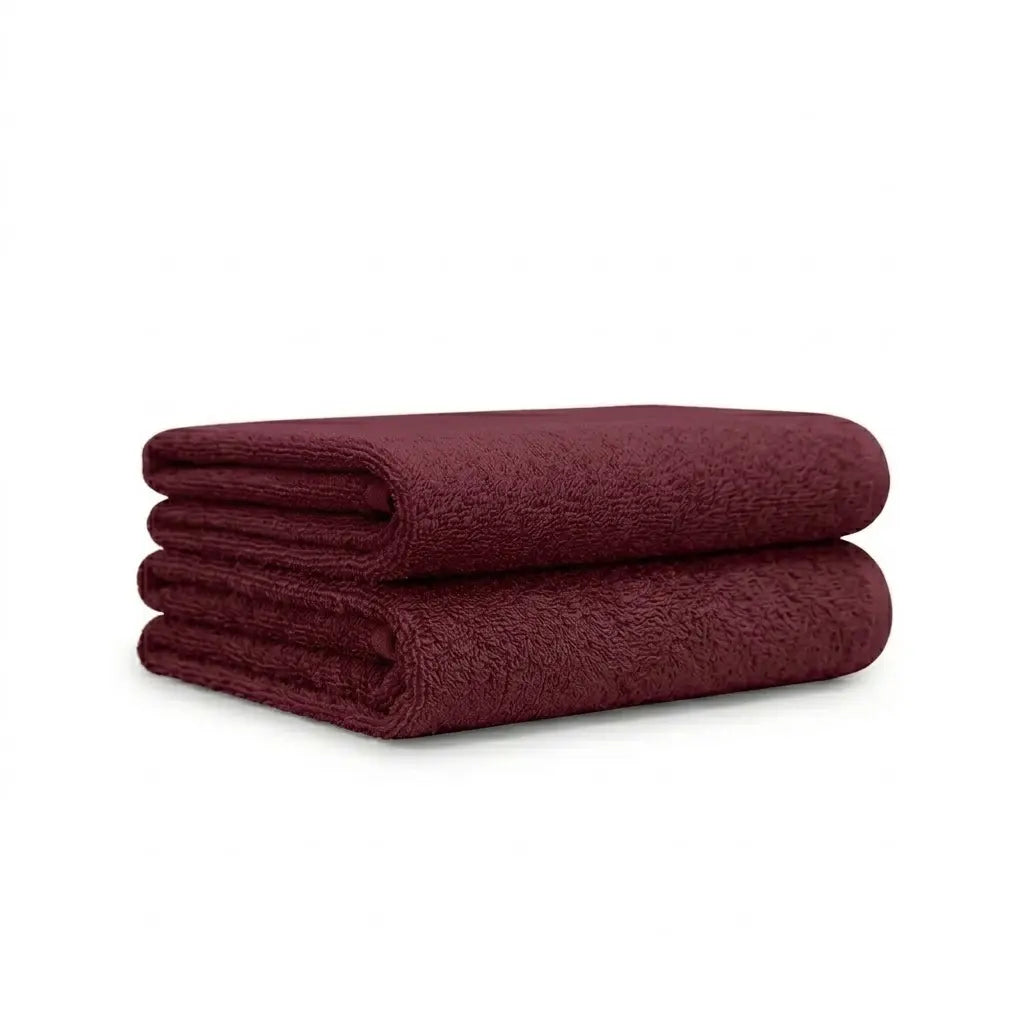 XXL Badetuch in Bordeaux – 100% Baumwolle, 150×200 cm | Handtuchshop.ch