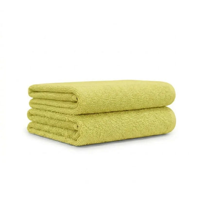 XXL Badetuch in Hellgelb – 100% Baumwolle, 150×200 cm | Handtuchshop.ch