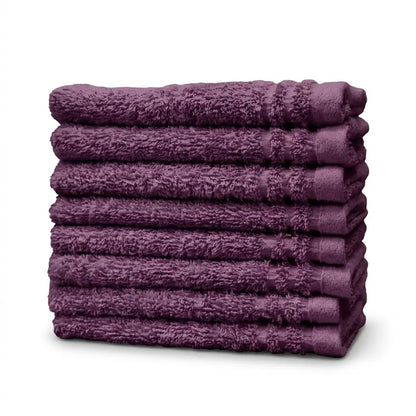 Waschlappen in Aubergine – 100% Baumwolle, 30x30 cm | Handtuchshop.ch