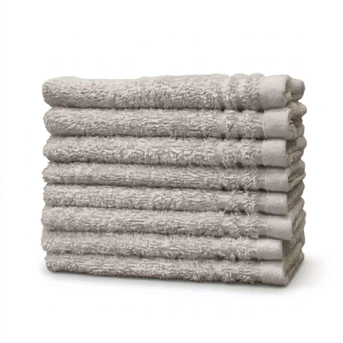 Waschlappen in Hellgrau – 100% Baumwolle, 30x30 cm | Handtuchshop.ch