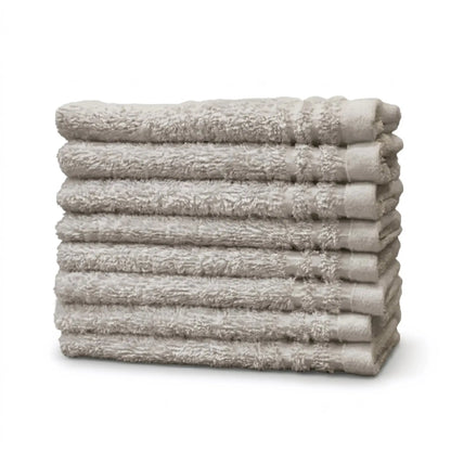 Waschlappen in Hellgrau – 100% Baumwolle, 30x30 cm | Handtuchshop.ch