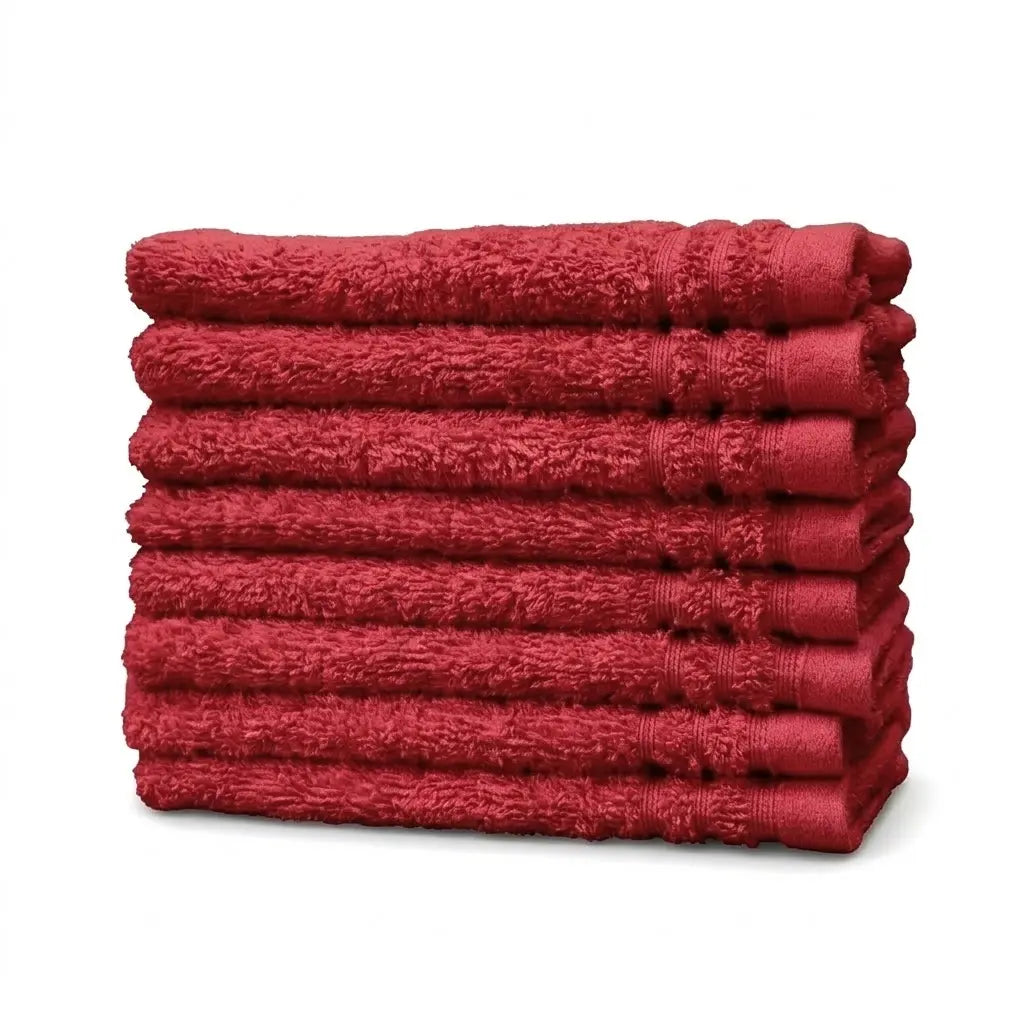 Waschlappen in Rot – 100% Baumwolle, 30x30 cm | Handtuchshop.ch