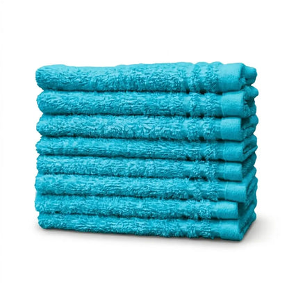 Waschlappen in Türkis – 100% Baumwolle, 30x30 cm | Handtuchshop.ch