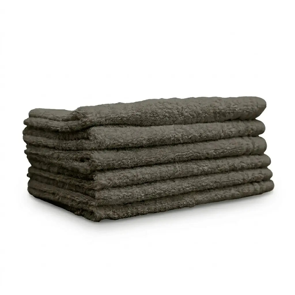 Gästetuch in Dunkelgrau – 100% Baumwolle, 30x50 cm | Handtuchshop.ch