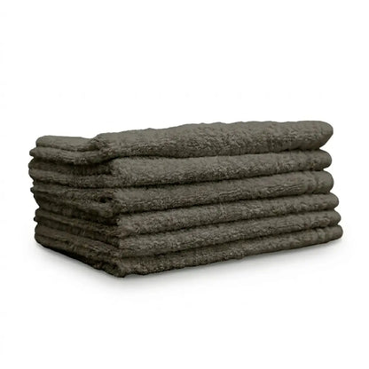 Gästetuch in Dunkelgrau – 100% Baumwolle, 30x50 cm | Handtuchshop.ch