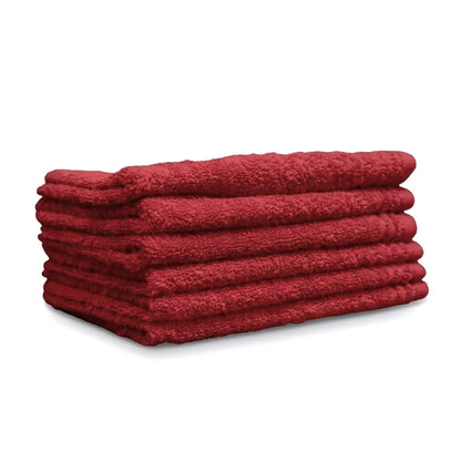 Gästetuch in Rot – 100% Baumwolle, 30x50 cm | Handtuchshop.ch