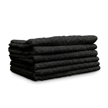 Gästetuch in Schwarz – 100% Baumwolle, 30x50 cm | Handtuchshop.ch