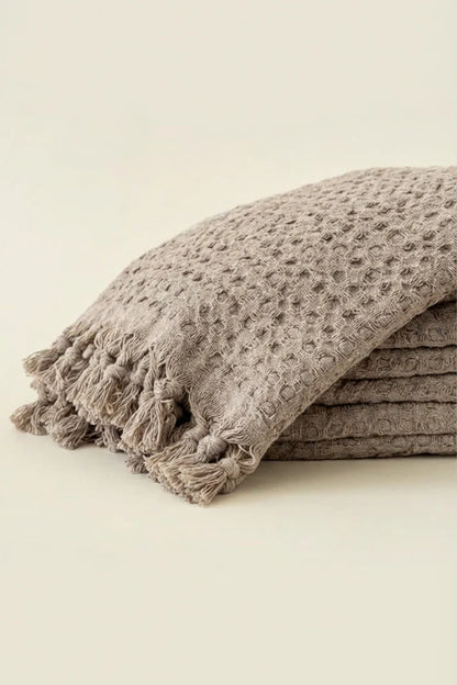 Couvre-lit texturé – Latte