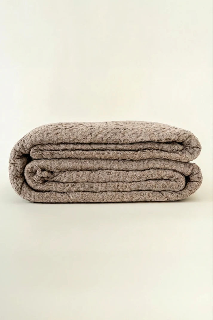 Couvre-lit texturé – Latte