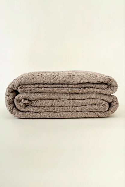 Couvre-lit texturé – Latte