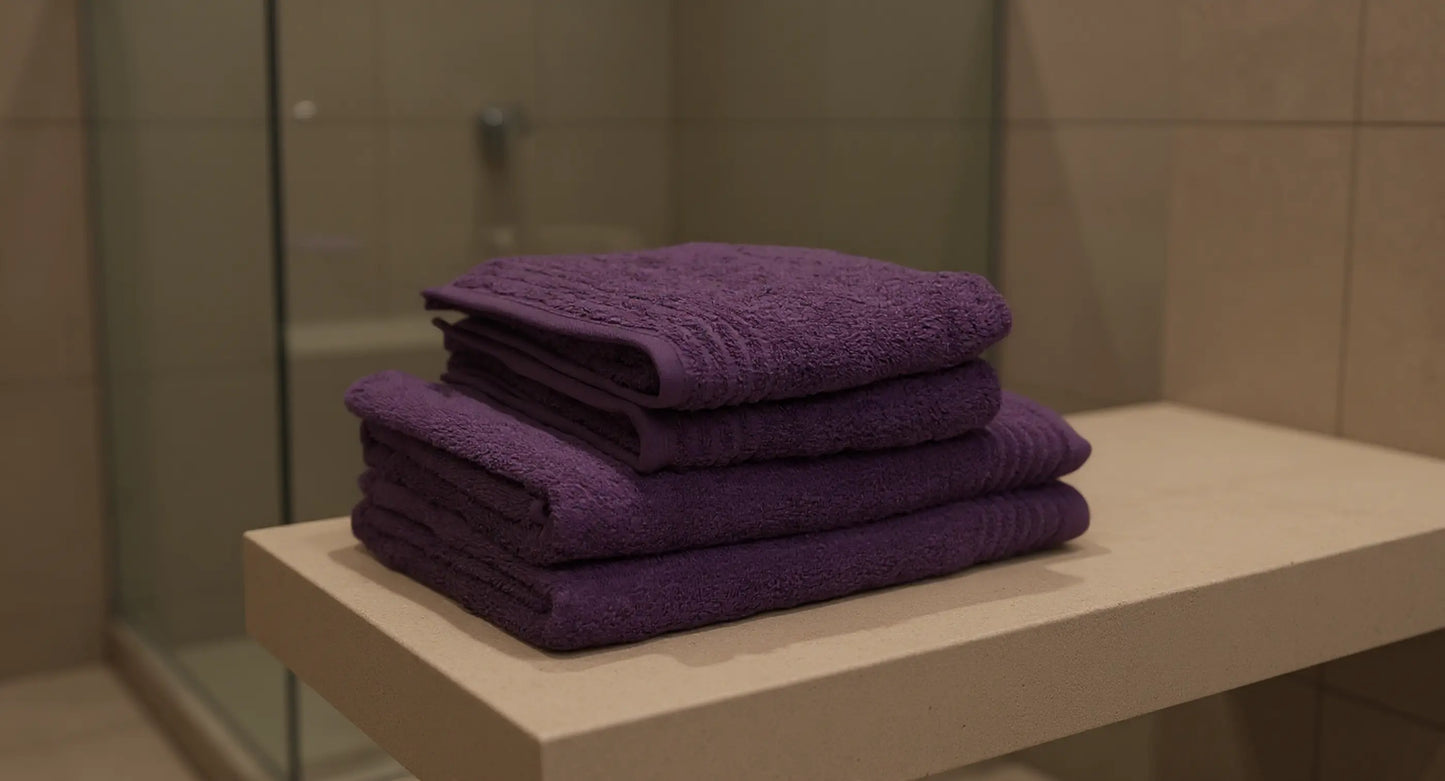 Set de 4 serviettes en éponge AquaSOFT® Sense