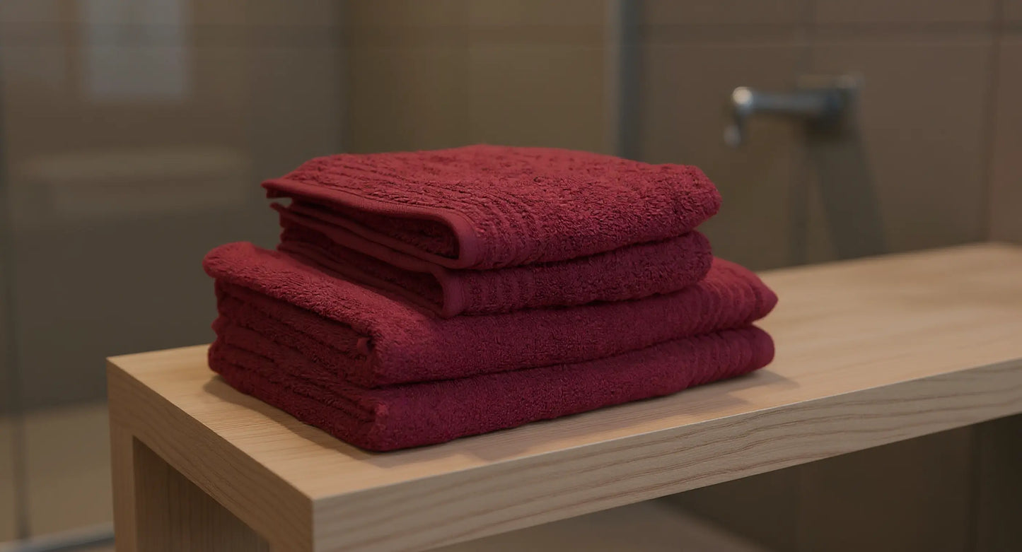 Set de 4 serviettes en éponge AquaSOFT® Sense