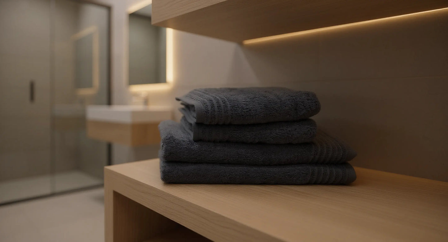 Set de 4 serviettes en éponge AquaSOFT® Sense