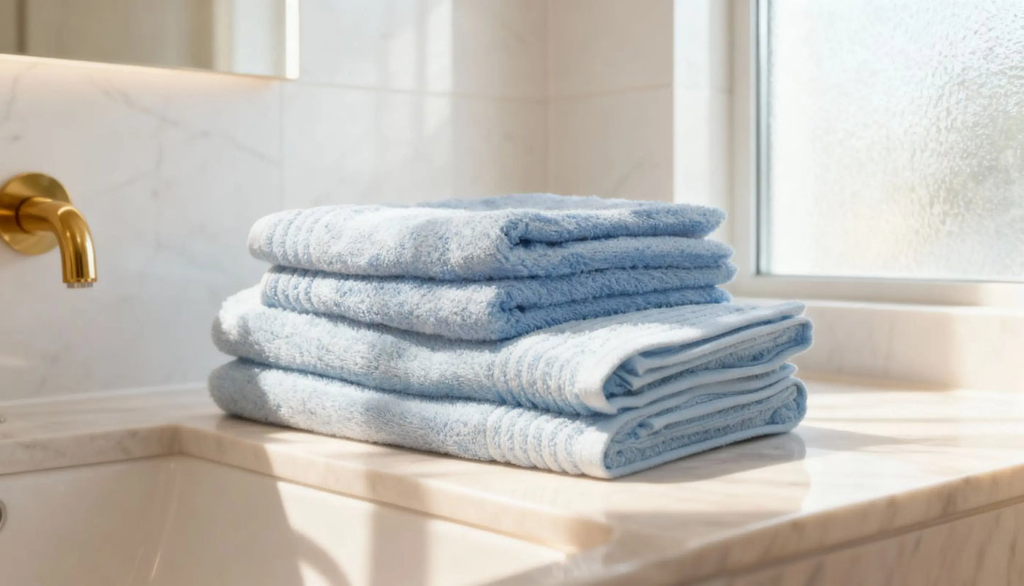 Set de 4 serviettes en éponge AquaSOFT® Sense