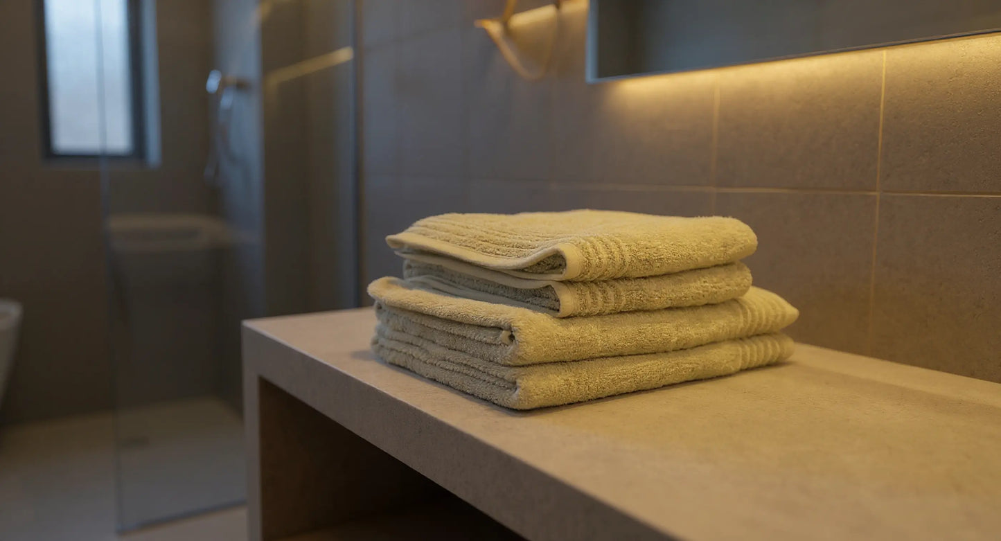 Set de 4 serviettes en éponge AquaSOFT® Sense