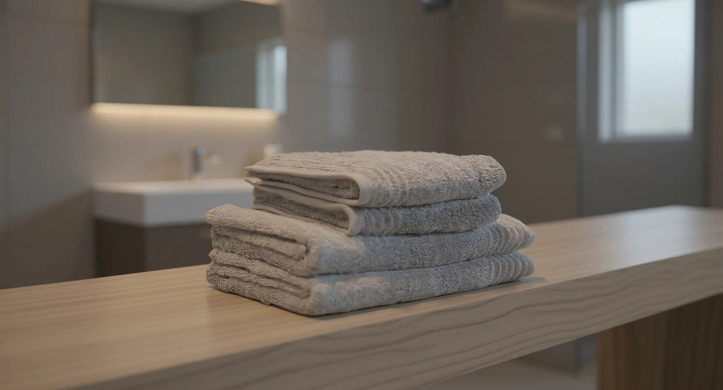 Set de 4 serviettes en éponge AquaSOFT® Sense