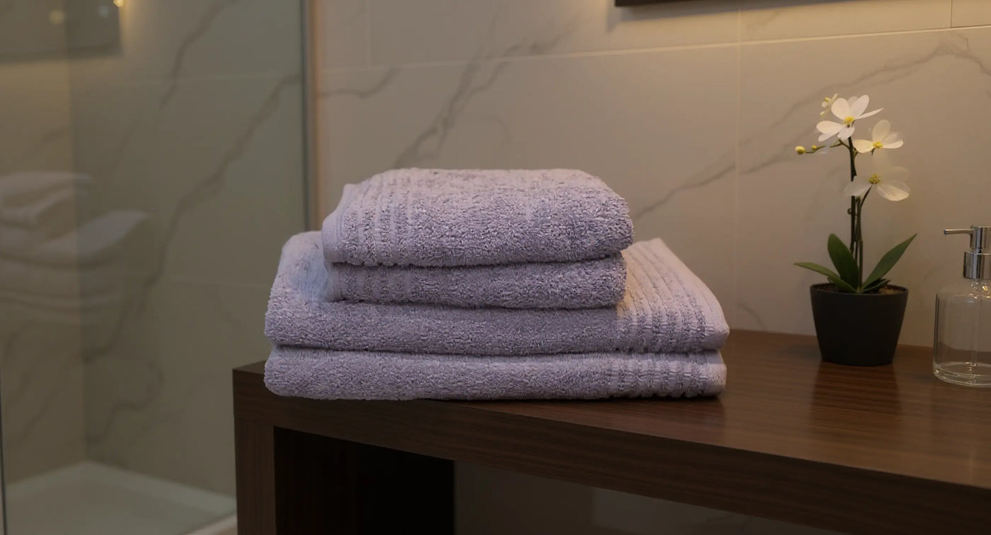 Set de 4 serviettes en éponge AquaSOFT® Sense