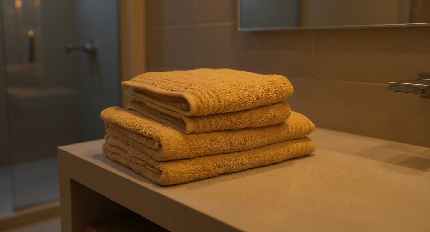 Set de 4 serviettes en éponge AquaSOFT® Sense