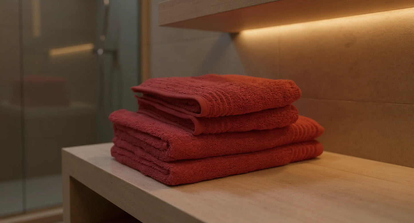 Set de 4 serviettes en éponge AquaSOFT® Sense