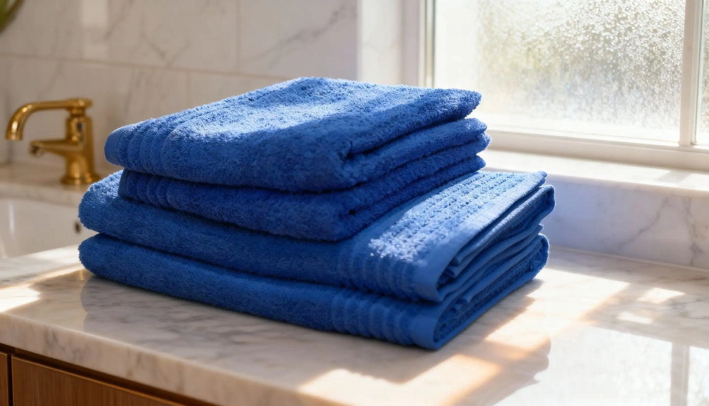 Set de 4 serviettes en éponge AquaSOFT® Sense