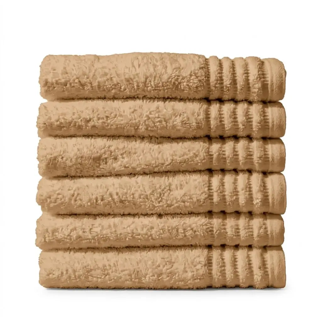 Handtuch in Kaffeecreme – 100% Baumwolle, 50x90 cm | Handtuchshop.ch