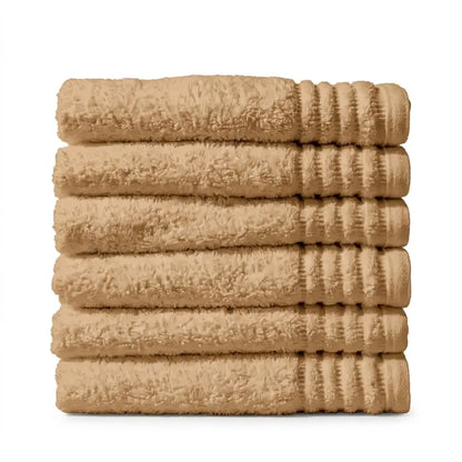 Handtuch in Kaffeecreme – 100% Baumwolle, 50x90 cm | Handtuchshop.ch