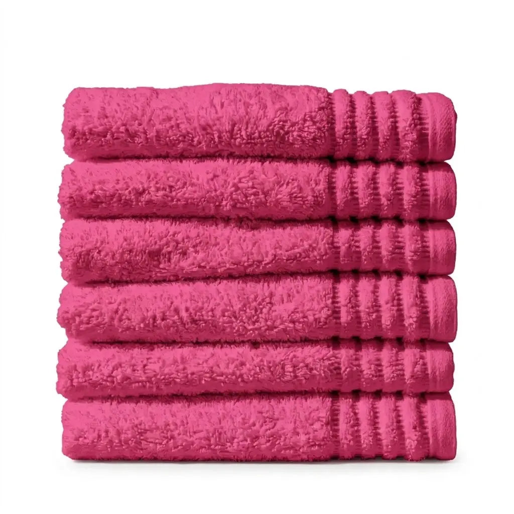 Handtuch in Pink – 100% Baumwolle, 50x90 cm | Handtuchshop.ch