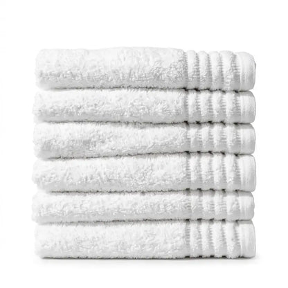 Handtuch in Weiss – 100% Baumwolle, 50x90 cm | Handtuchshop.ch