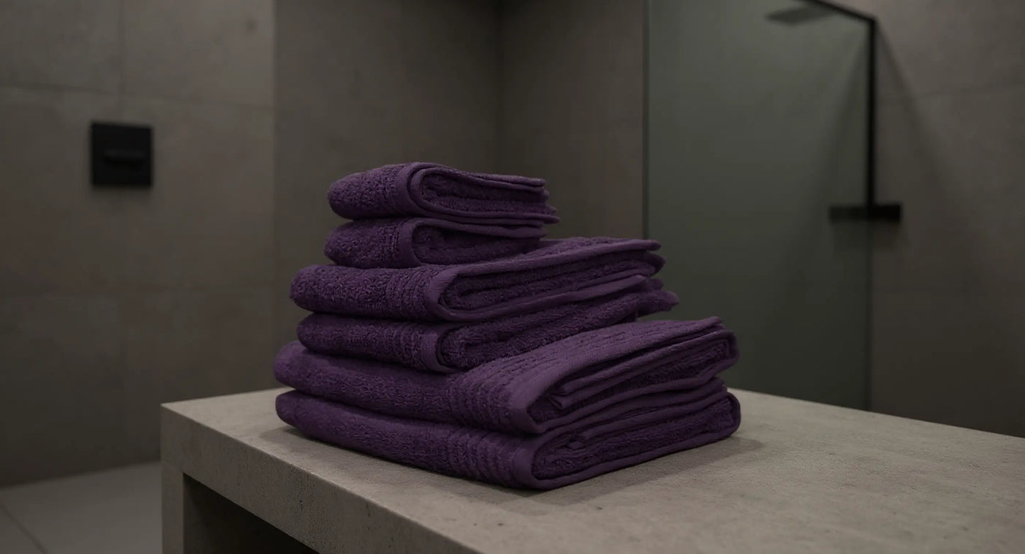 Set de 6 serviettes en éponge AquaSOFT®