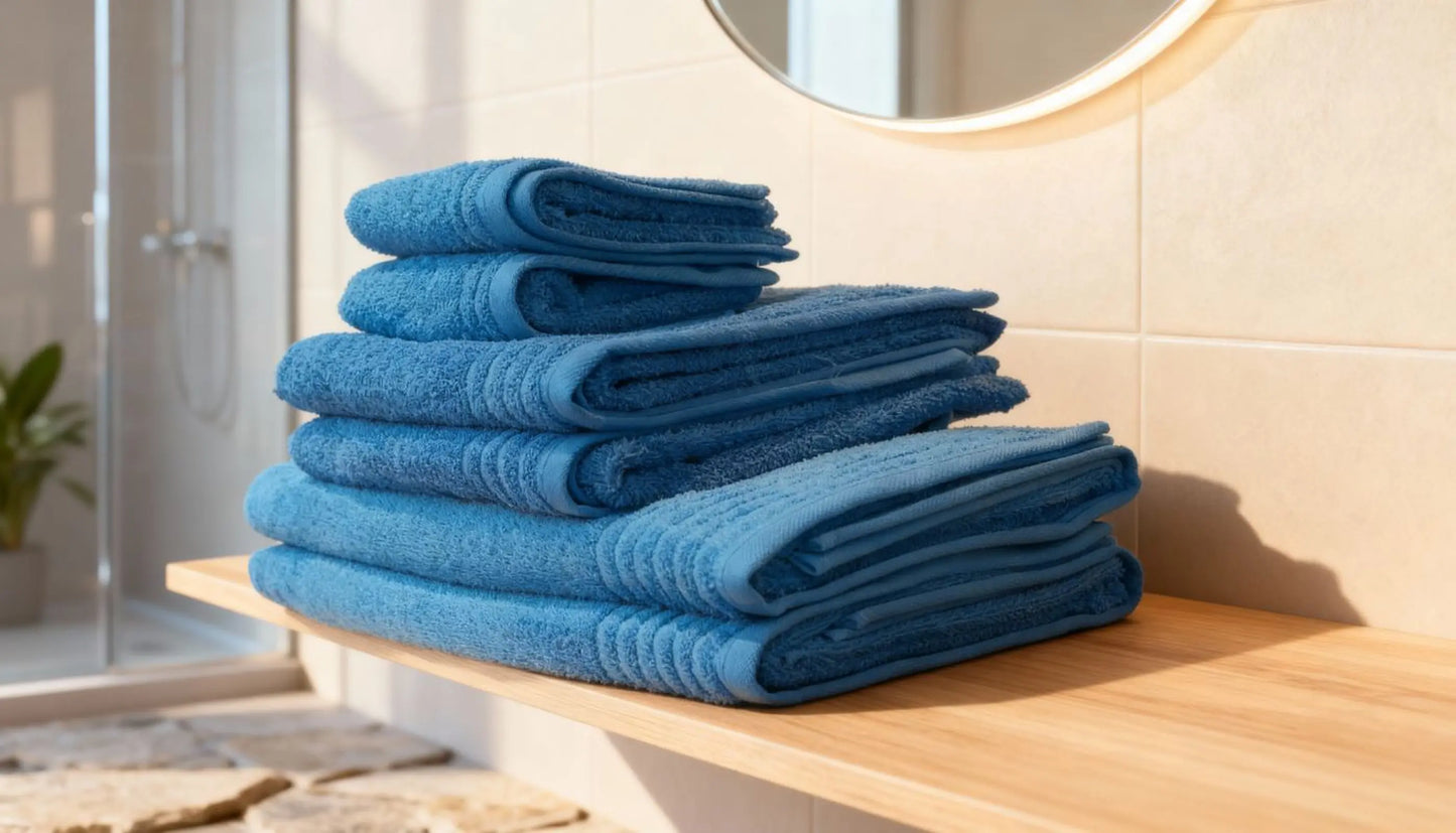 Set de 6 serviettes en éponge AquaSOFT®